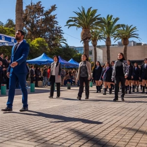 El Colegio Santa María Eufrasia participó en el desfile de Conmemoración a las Glorias Navales